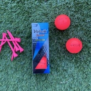 Volvik crystal golf balls for distance