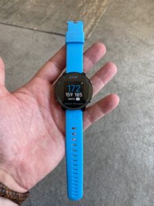 Shot Scope G5 GPS Golf Watch showcasing 12 interchangeable color straps, perfect tool for golf course navigation