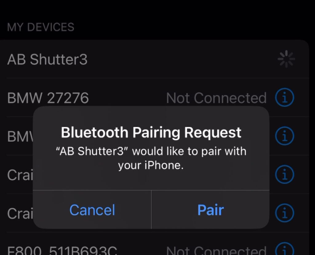 how to pair snapswing to your phone
