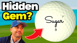 Sugar Pure Golf Ball Review thumbnail up close golf