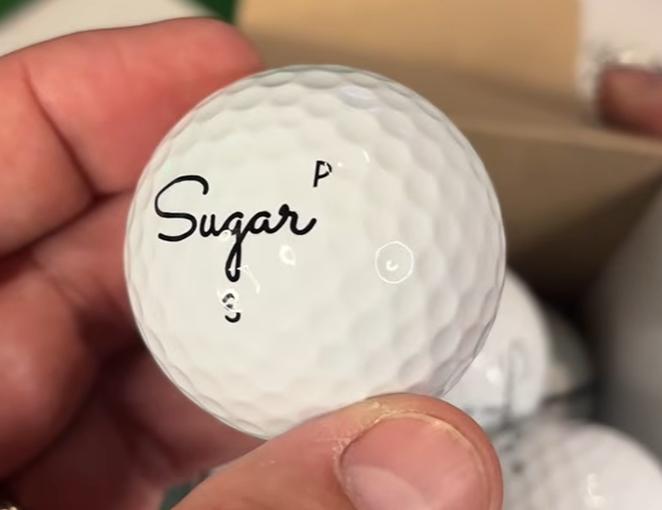 Sugar Pure Golf Ball Review up close look
