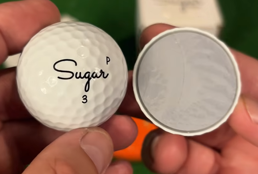 Sugar Pure Golf Ball Review what's inside the Sugar P golf ball? 
