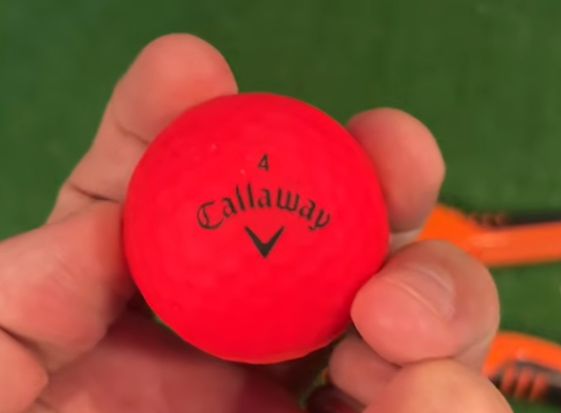 The worst coloured golf balls can be surprisingly difficult to track and find, with black, red, gold and glittery designs among the hardest to see on the course. Red Callaway Supersoft.