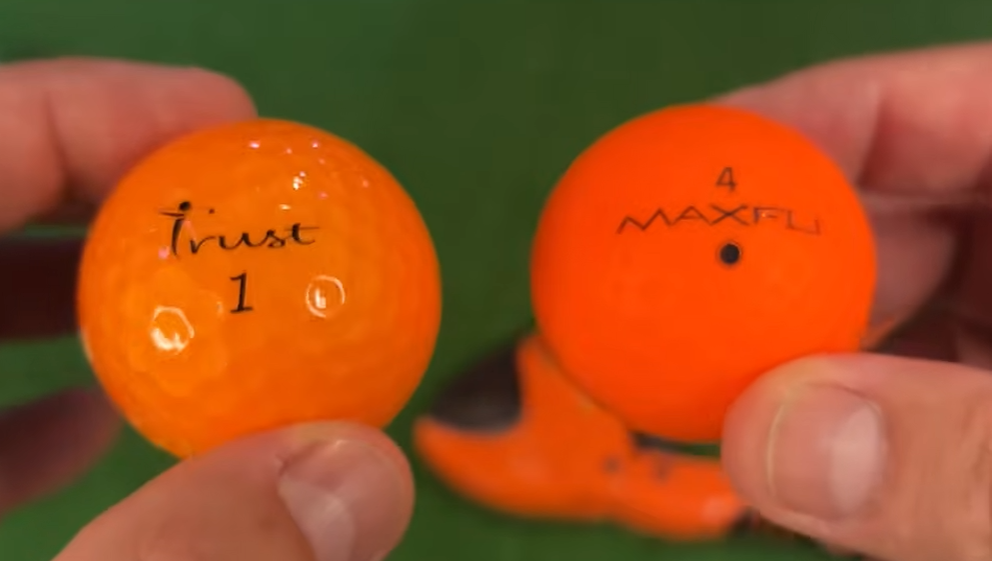 The worst coloured golf balls can be surprisingly difficult to track and find, with black, red, gold and glittery designs among the hardest to see on the course. Orange golf balls. 