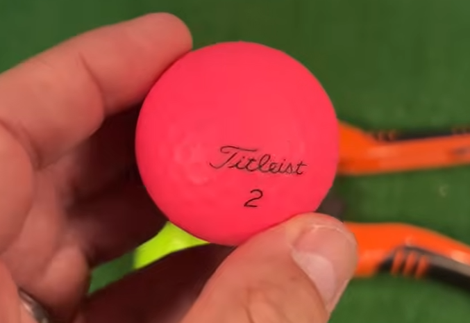 The worst coloured golf balls can be surprisingly difficult to track and find, with black, red, gold and glittery designs among the hardest to see on the course. Pink is the worst golf ball colour. 