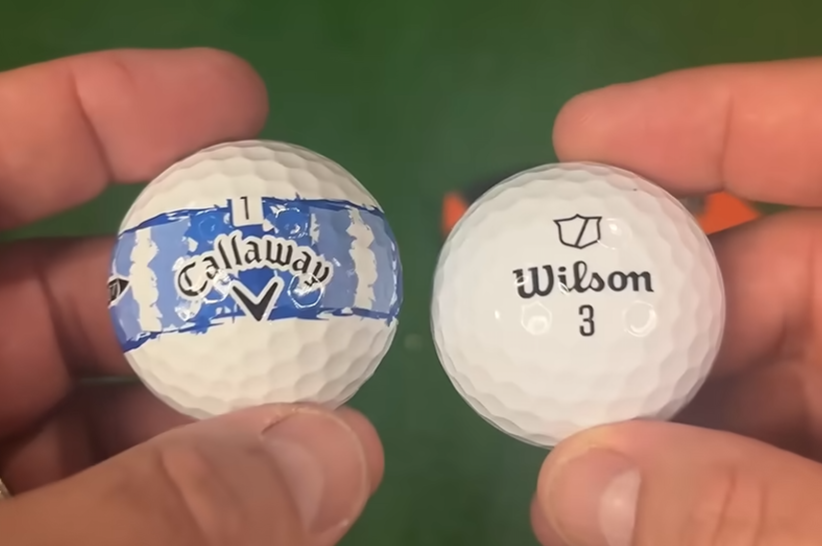 Callaway Supersoft vs Wilson Duo Soft golf balls compared side by side