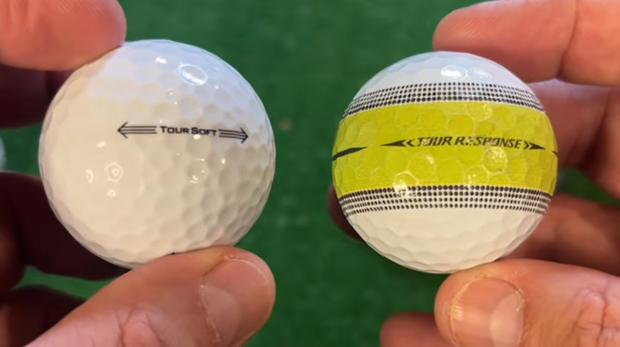 TaylorMade Tour Response vs Titleist Tour Soft golf balls